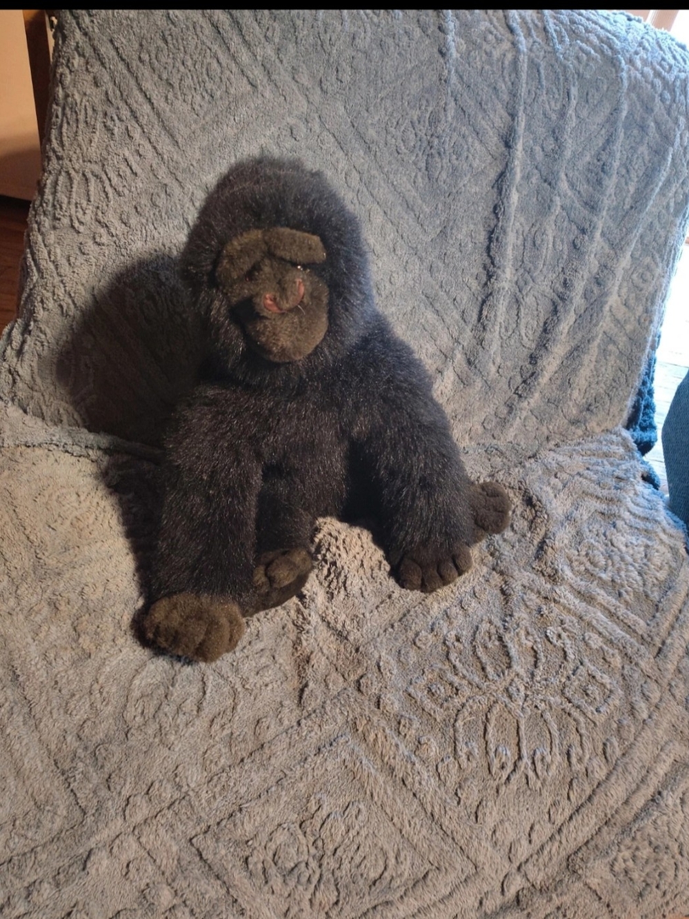 Ty Dark Brown Plush Gorilla Stuffed Animal